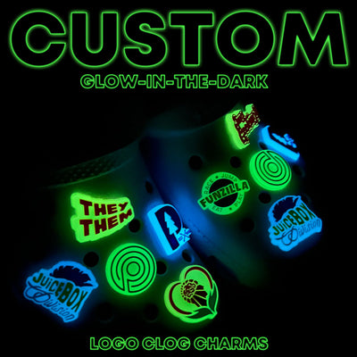 Light Up the Night with Custom Glow-in-the-Dark Croc Charms