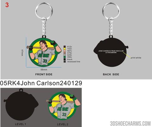 Custom rubber keychians-05RK4John Carlson240129