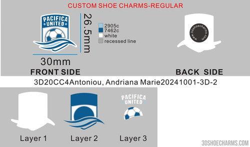 CUSTOM SHOE CHARMS-reorder 20CC4Antoniou, Andriana Marie