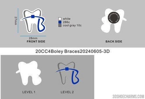 CUSTOM SHOE CHARMS-20CC4Boley Braces