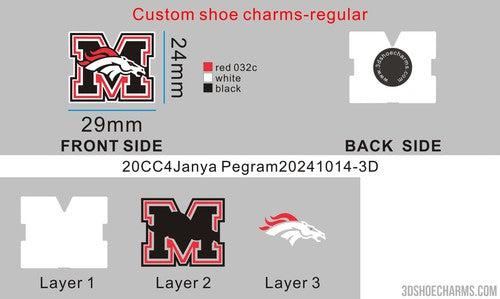 CUSTOM SHOE CHARMS-20CC4Janya Pegram