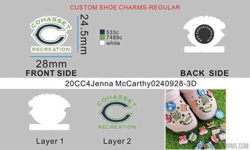 CUSTOM SHOE CHARMS-20CC4Jenna McCarthy