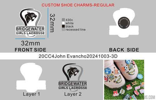 CUSTOM SHOE CHARMS-20CC4John Evancho