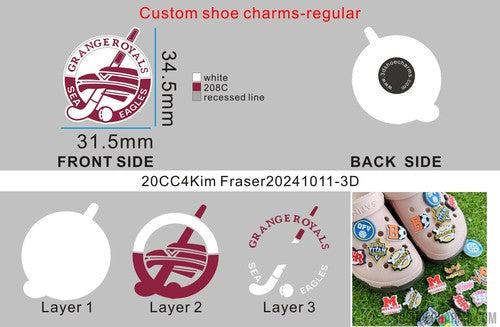 CUSTOM SHOE CHARMS-20CC4Kim Fraser