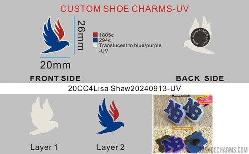 CUSTOM UV SHOE CHARMS-20CC4Lisa Shaw