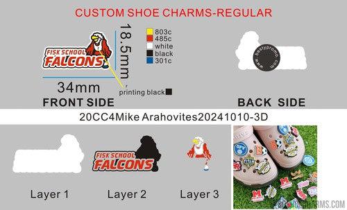 CUSTOM SHOE CHARMS-20CC4Mike Arahovites