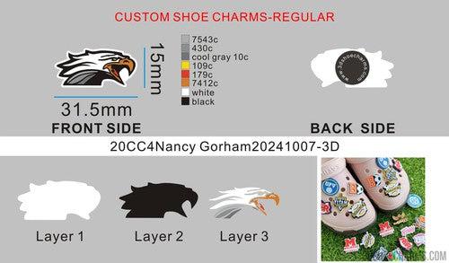 CUSTOM SHOE CHARMS-20CC4Nancy Gorham