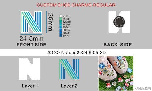 CUSTOM SHOE CHARMS-20CC4Natalie