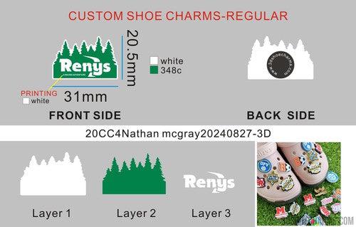 CUSTOM SHOE CHARMS-20CC4Nathan mcgray