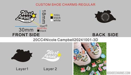 CUSTOM SHOE CHARSM-20CC4Nicole Campbell