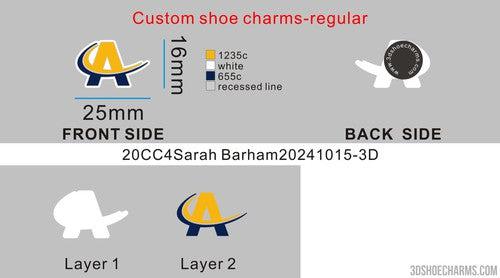 CUSTOM SHOE CHARMS-20CC4Sarah Barham