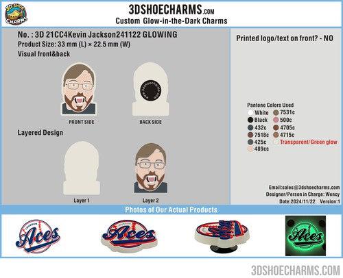 CUSTOM CHARMS 21CC4Kevin Jackson241122 GLOWING