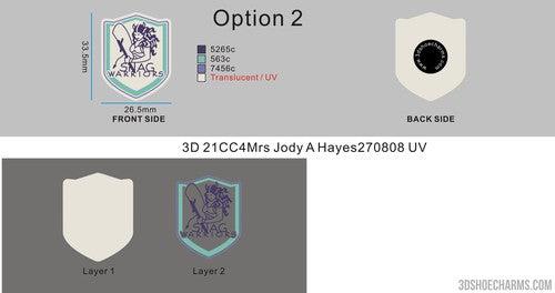 CUSTOM CHARMS 21CC4Mrs Jody A Hayes-UV