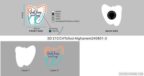 CUSTOM CHARMS 21CC4Tofool Alghanem