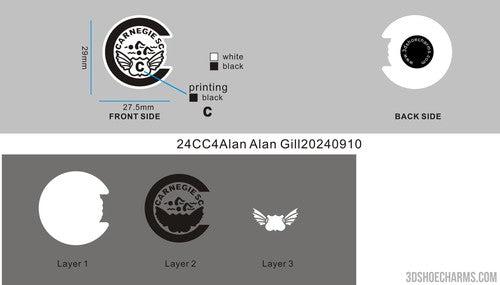 CUSTOM SHOE CHARMS - 24CC4Alan Alan Gill20240910