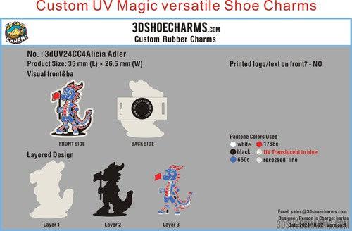 CUSTOM Versatile Shoe Charm - UV - 24CC4Alicia Adler20241022