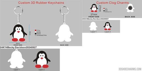 CUSTOM RUBBER KEYCHAINS - 24CC4Becky Davidson20240927