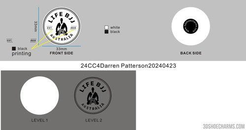 CUSTOM SHOE CHARMS - 24CC4Darren Patterson20240423