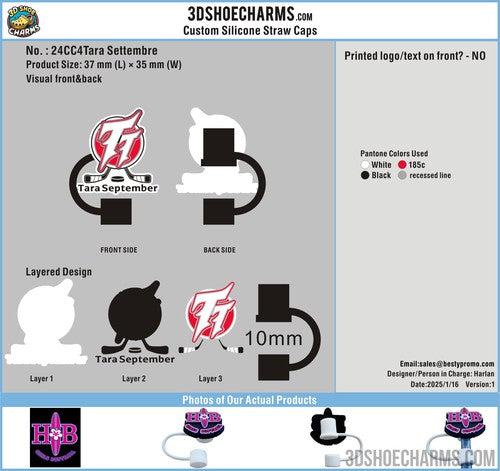 Custom silicon straw toppers-24CC4Tara September20250116