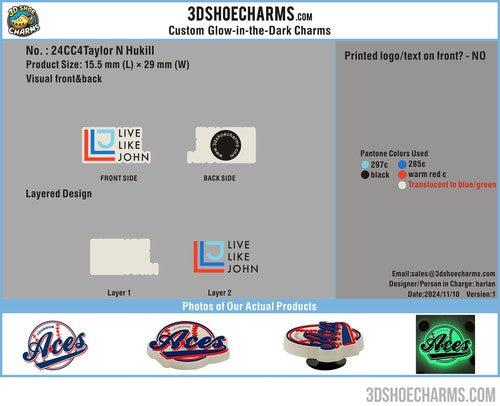CUSTOM SHOE CHARMS - 24CC4Taylor N Hukill20241110