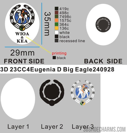 CUSTOM CHARMS-23CC4Eugenia D Big Eagle240928