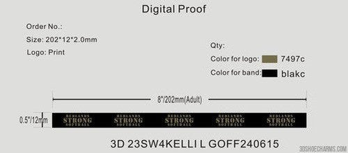 CUSTOM SOLID SILICONE WRISTBANDS-23SW4KELLI L GOFF240615