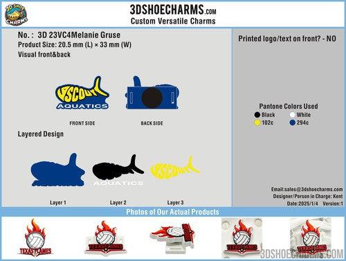 Custom Versatile Shoe Charms-23VC4Melanie Gruse240104