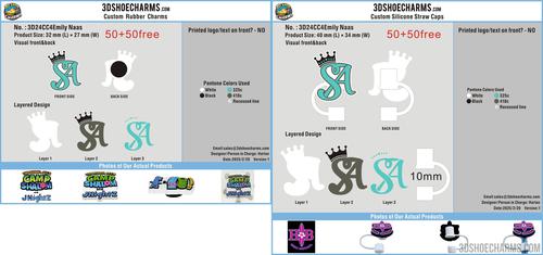 CUSTOM SHOE CHARMS - 3D24CC4Emily Naas20250220