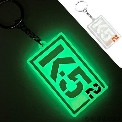 Custom Double-Sided 3D Glow-in-the-Dark Rubber Keychain