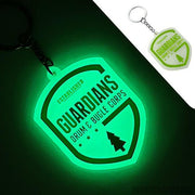 Custom 3D Die Cut Rubber Keychains-Glowing