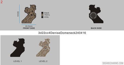 CUSTOM SHOE CHARMS -3d22cc4DeniseDomeneck240416