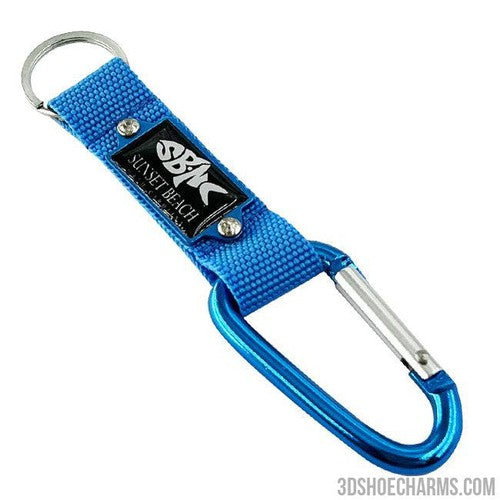 Custom Carabiner Keychain with Domed Logo