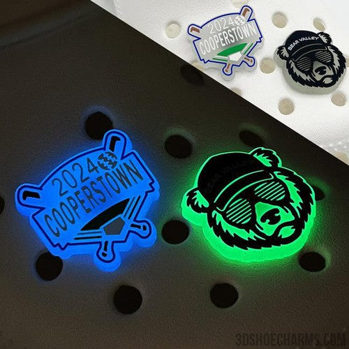 Glow-in-the-Dark Custom Clog Charms