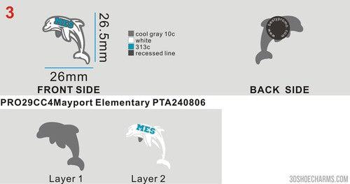 CUSTOM CHARMS-PRO29CC4Mayport Elementary PTA240806