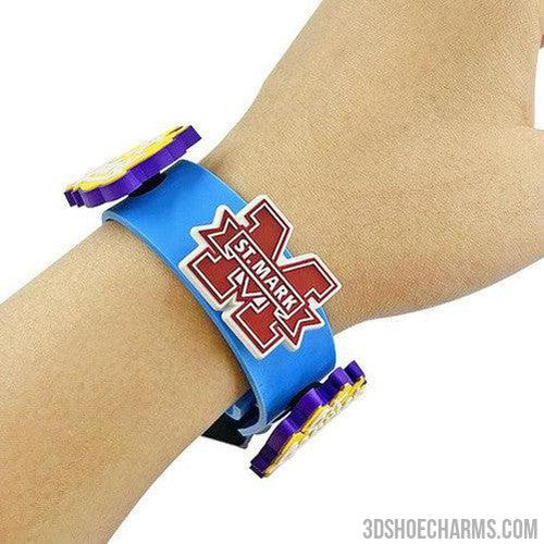 PVC Wristbands with 3D Custom Charms