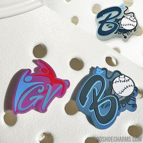 Custom UV-Reactive Clog Charms