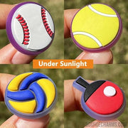 UV Color-Changing Sports Clog Charms