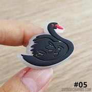 UV Color-Changing Animal Clog Charms